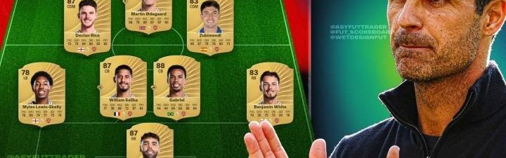 7人87+！EAFC26阿森纳球员评级：萨卡加布88，约克雷斯、厄德高87