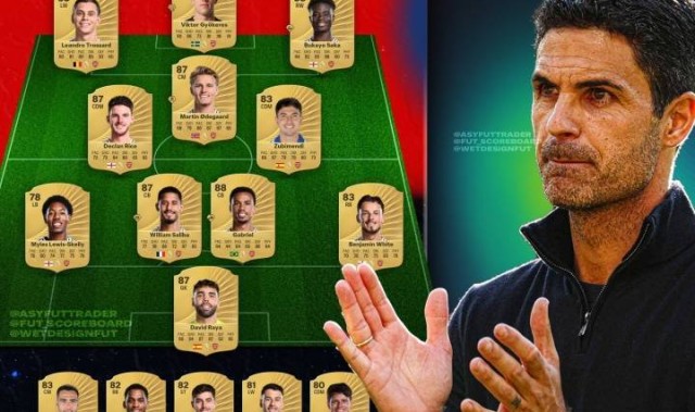 7人87+！EAFC26阿森纳球员评级：萨卡加布88，约克雷斯、厄德高87